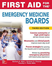 First Aid For The Emergency Medicine Boards 2nd.Ed