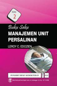 Image of Buku saku manajemen unit persalinan